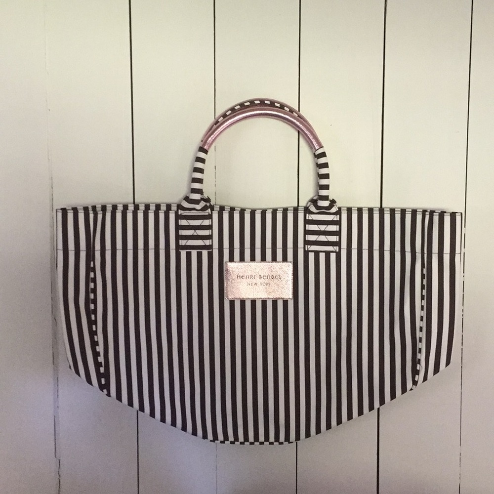 Henri Bendel Large Canvas Tote - Picture 1 of 8